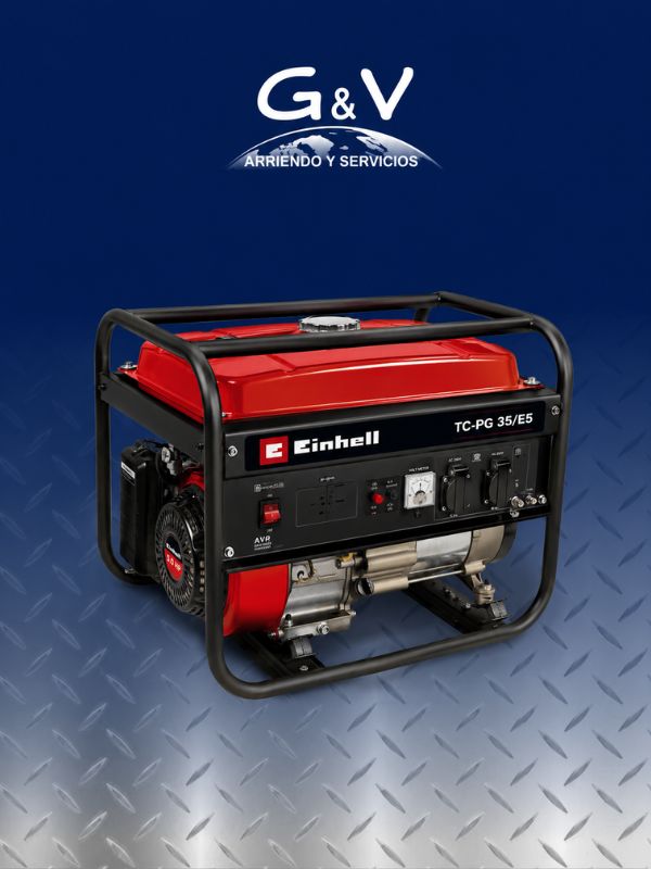 Generador Einhell TC-PG 35/E5 de 3,3 kVA para arriendo industrial