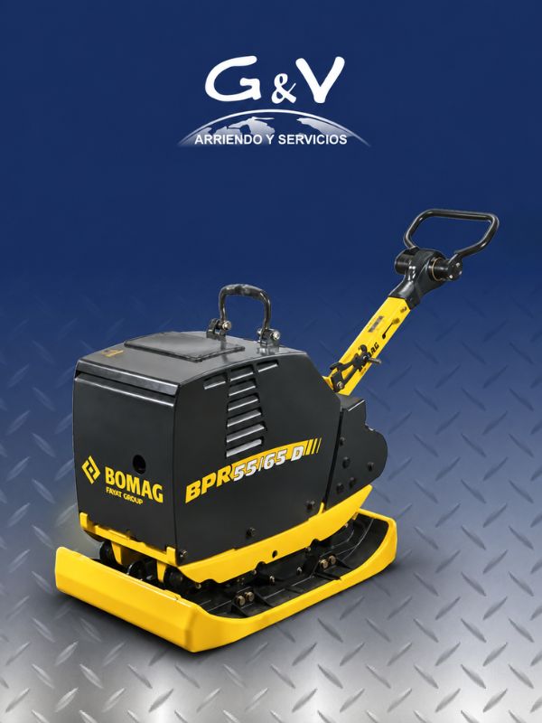 Placa compactadora Bomag BRP 55/65 diésel para arriendo industrial