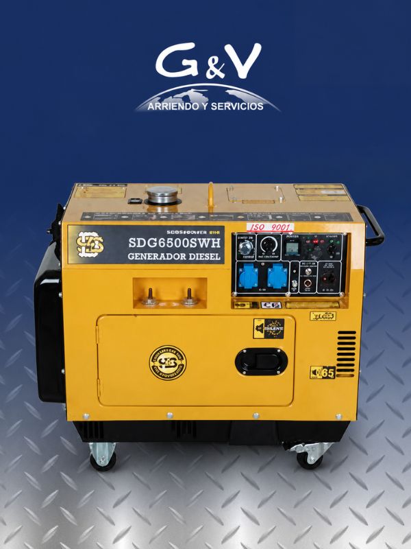 Soldadora SDS Power SDG 6500SWH para arriendo industrial