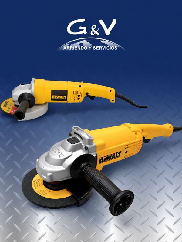 Esmeril Angular DEWALT para arriendo industrial