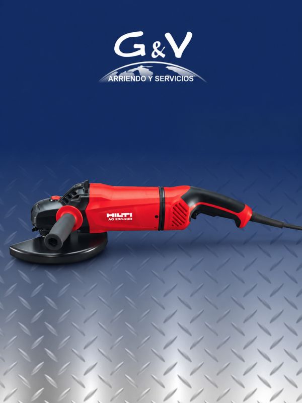 Esmeril Angular HILTI AG 230-24D para arriendo industrial