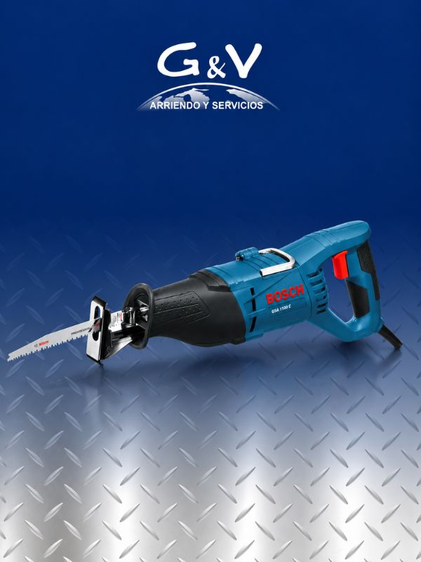 Sierra sable Bosch GSA 1100 E para arriendo industrial