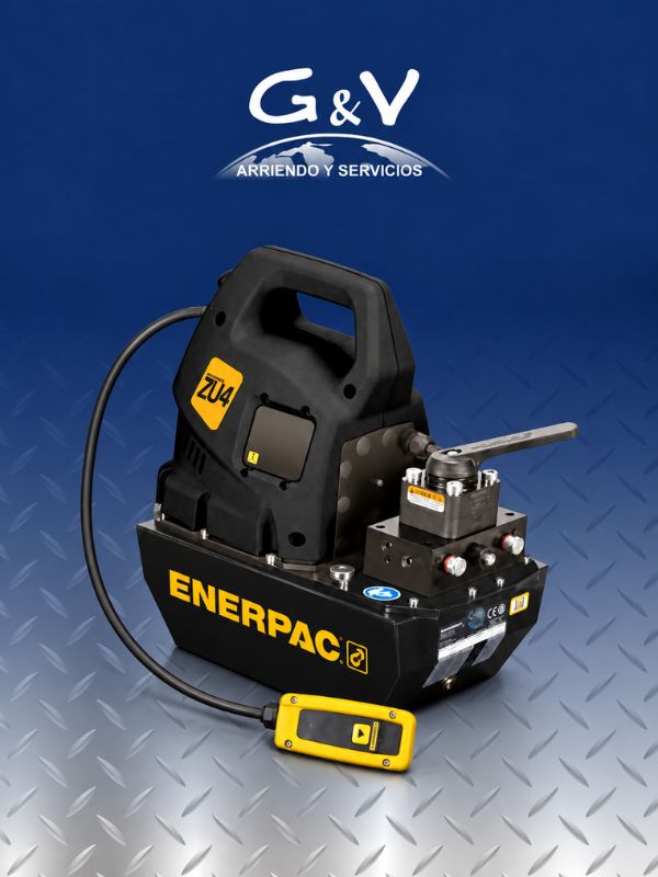 Bomba Hidráulica eléctrica ENERPAC para cilindros para arriendo industrial