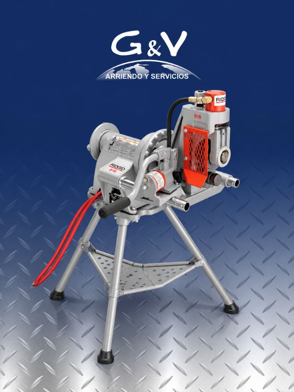 Ranuradora Hidráulica RIDGID 918 para arriendo industrial