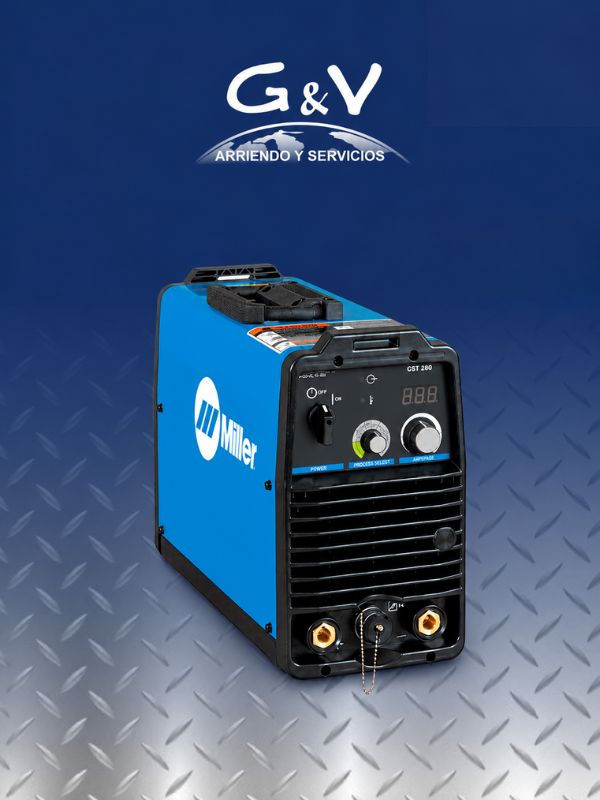 Soldadora MILLER CST 280 para arriendo industrial